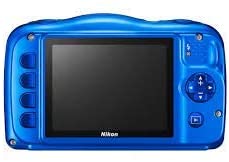 Nikon Coolpix W150 Kid-Friendly Rugged Waterproof Digital Camera (Blue) Bundle with Pink Backpack + 32GB SanDisk Memory Card + More (International Model)