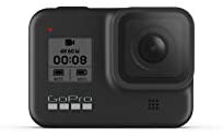 GoPro HERO8 Black Waterproof Action Camera with Touch Screen 4K Ultra HD Video 12MP Photos 1080p Live with Accessory Bundle - 1 Additional GoPro USA Batteries + PNY 64GB U3 microSDHC Card