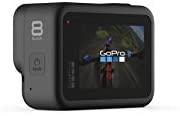 GoPro HERO8 Black Waterproof Action Camera with Touch Screen 4K Ultra HD Video 12MP Photos 1080p Live with Accessory Bundle - 1 Additional GoPro USA Batteries + PNY 64GB U3 microSDHC Card