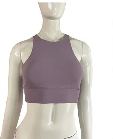 Lululemon Energy Bra HIGH Neck Long LINE - VIVB (Violet Verbena)