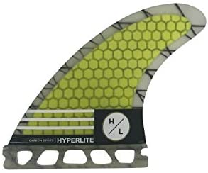 Hyperlite 4.5 Carbon Surf Fin Set W/Key (3-Pack) 4.75in