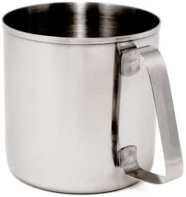 GSI Outdoors Ultra-Durable, Rustproof, Fireproof Glacier Stainless Steel 14 fl. oz. Cup for Backpacking and Camping