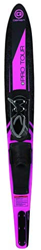 O'Brien Pro Tour Jr Girls 58" Slalom Ski w/Bindings, Pink
