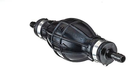 Quicksilver 8M0052975 Primer Bulb with 2 Hose Clamps for 1/4-Inch (6.35 mm) Fuel Lines