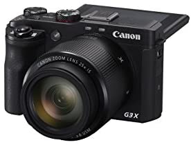 Canon PowerShot G3 X Digital Camera w/ 1-Inch Sensor and 25x Optical Zoom - Wi-Fi & NFC Enabled (Black)