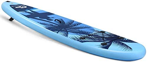 Goplus 9.8'/10'/11' Inflatable Stand Up Paddle Board, 6.5” Thick SUP with Premium Accessories and Carry Bag, Wide Stance, Bottom Fin for Paddling, Surf Control, Non-Slip Deck