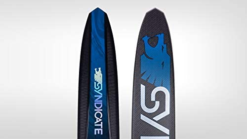 HO Sports Syndicate Alpha Waterski | Lightweight Carbon Fiber Design | Flat Tip Rocker & Adjustable Fin | 65in