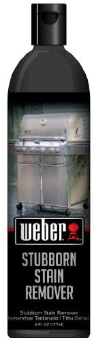 Weber W68 6-Ounce Stubborn Stain Remover for Grills with 2 Pads