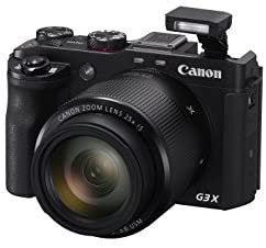 Canon PowerShot G3 X Digital Camera w/ 1-Inch Sensor and 25x Optical Zoom - Wi-Fi & NFC Enabled (Black)