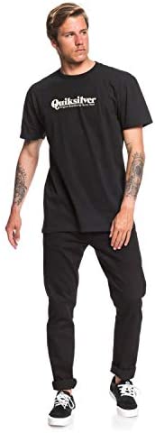 Quiksilver Men's Modern Script TEE, Black, XX-Large
