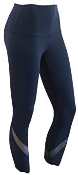 Lululemon Wunder Under HR Crop 23" Scallop - TRNV (True Navy)