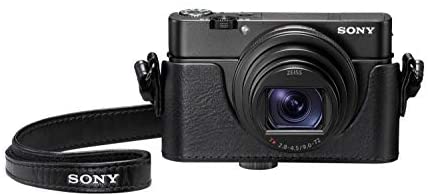 Sony Premium Jacket Case (LCJRXK/B) for RX100 Series Digital Still Cameras, Black, Small