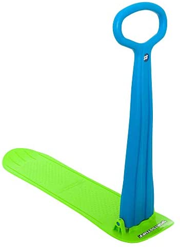 Airhead Scoot Youth Snow Scooter, Blue/Green, 38 x 8.5 x 32 in.