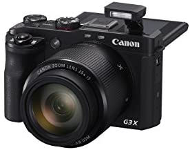 Canon PowerShot G3 X Digital Camera w/ 1-Inch Sensor and 25x Optical Zoom - Wi-Fi & NFC Enabled (Black)