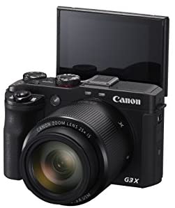 Canon PowerShot G3 X Digital Camera w/ 1-Inch Sensor and 25x Optical Zoom - Wi-Fi & NFC Enabled (Black)