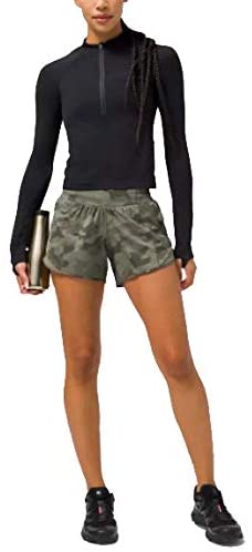 Lululemon Dottie Tribe White Black Hotty Hot Short