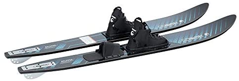 CWB Connelly 61200303-CON Eclypse Combo Waterskiing Lake Ocean Water Sport Skis w/ Front RTS Bindings 67-inch, Blue