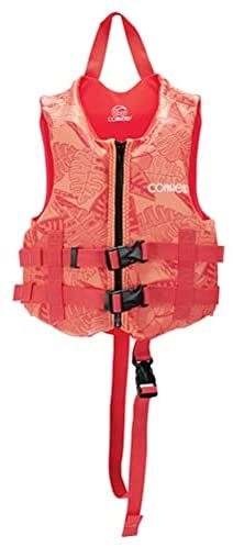 Connelly Youth Child Promo NEO Neoprene Water Sports Lake Boating PFD Life Jacket Vest, Orange