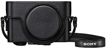 Sony Premium Jacket Case (LCJRXK/B) for RX100 Series Digital Still Cameras, Black, Small