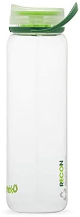 Hydrapak Recon - 50% Recycled Plastic Water Bottle, Eco Friendly & BPA Free, Smooth Flow Twist Cap