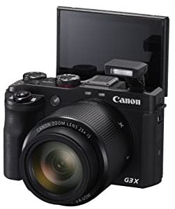 Canon PowerShot G3 X Digital Camera w/ 1-Inch Sensor and 25x Optical Zoom - Wi-Fi & NFC Enabled (Black)