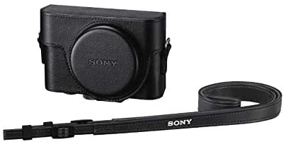 Sony Premium Jacket Case (LCJRXK/B) for RX100 Series Digital Still Cameras, Black, Small