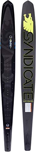 HO Syndicate Omni Slalom Waterski Carbon/Neon Yellow 67in
