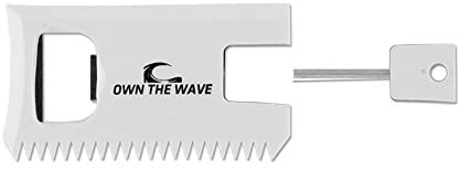 Own the Wave Fiberglass Reinforced Surfboard Fins - 3 Thruster Fins (FCS G5 M5 Style) Comes with FCS Screws and Hex Key