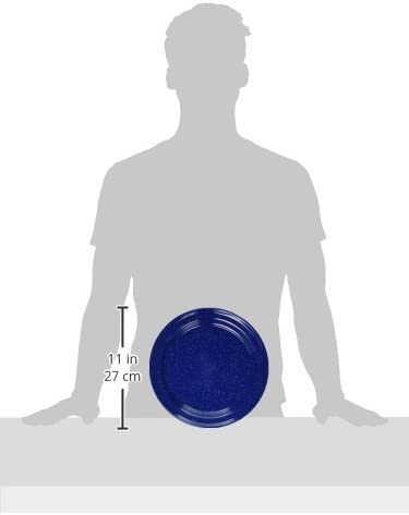 GSI Outdoors 10 Inch Enamelware Plate for Camp