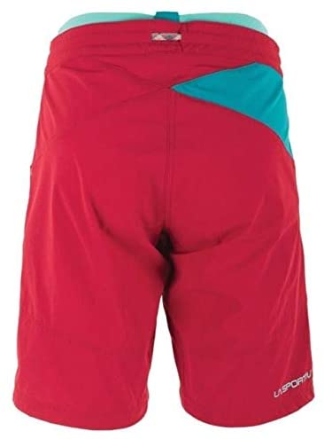 La Sportiva TX Shorts - Women's, Berry/Emerald, Extra Small, I67-303608-XS