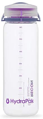 Hydrapak Recon - 50% Recycled Plastic Water Bottle, Eco Friendly & BPA Free, Smooth Flow Twist Cap