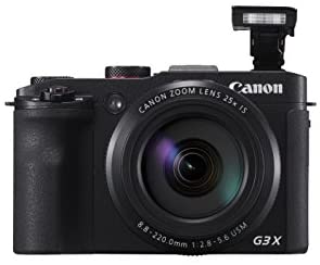 Canon PowerShot G3 X Digital Camera w/ 1-Inch Sensor and 25x Optical Zoom - Wi-Fi & NFC Enabled (Black)