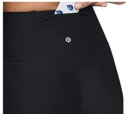 Lululemon Mapped Out HR Tight 28" - BLK/BLK