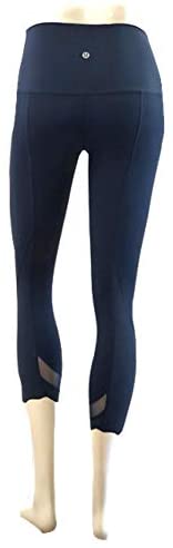 Lululemon Wunder Under HR Crop 23" Scallop - TRNV (True Navy)