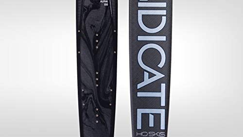 HO Sports Syndicate Alpha Waterski | Lightweight Carbon Fiber Design | Flat Tip Rocker & Adjustable Fin | 65in