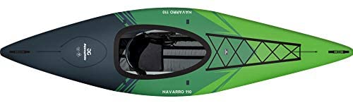 AQUAGLIDE Navarro 110 Convertible Inflatable Kayak with Drop Stitch Floor, Green