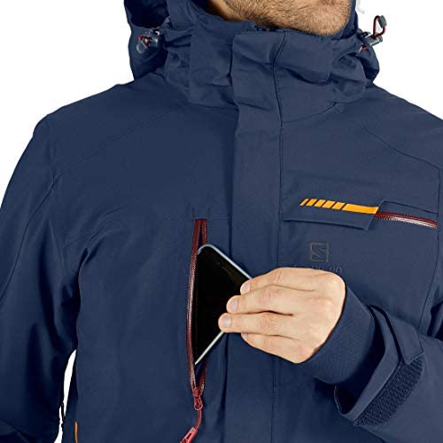 Salomon Men's Brilliant JKT M, Night Sky, Small