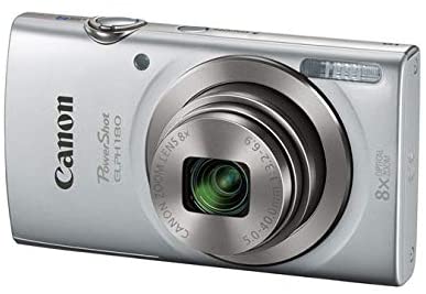 Canon PowerShot ELPH 180 Digital Camera (Red) + 16GB SDHC Memory Card + Mini Table Tripod +Protective camera case with Deluxe Cleaning Bundle