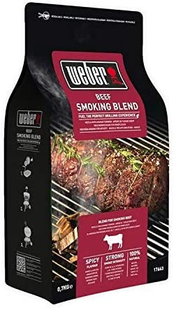 Weber 17663 Beef Wood Chips, 30.5 x 27.2 x 15.2 cm, Black
