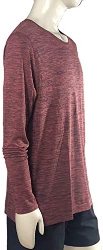 Lululemon Metal Vent Breathe LS - OBSI/BRKR (Obsidian/Brick Rose)