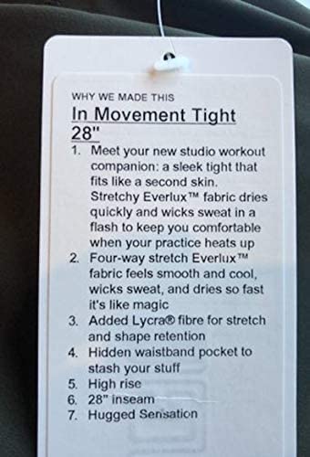 Lululemon in Movement Tight 28" - DKOV (Dark Olive)