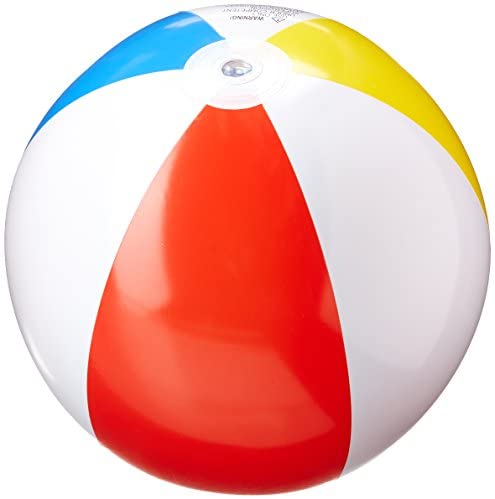 Intex FBA_59020Ep 3 Pack Glossy Panel Colorful Beach Ball Inflatable Pool, 20"