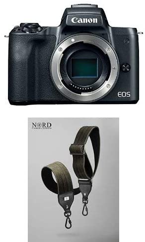 Canon EOS M50 Mirrorless Digital 4K Vlogging Camera with Dual Pixel CMOS Autofocus, DIGIC 8 Image Processor, Built-in Wi-Fi, NFC and Bluetooth technology, Body