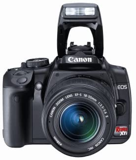 Canon Rebel XTi DSLR Camera with EF-S 18-55mm f/3.5-5.6 Lens (OLD MODEL)