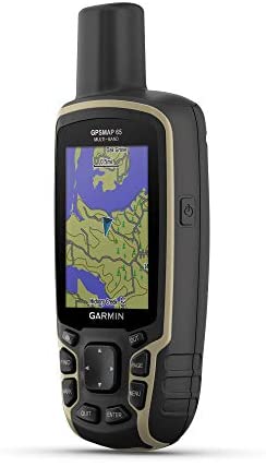 Garmin GPSMAP 65s, Button-Operated Handheld with Altimeter and Compass, Expanded Satellite Support and Multi-Band Technology