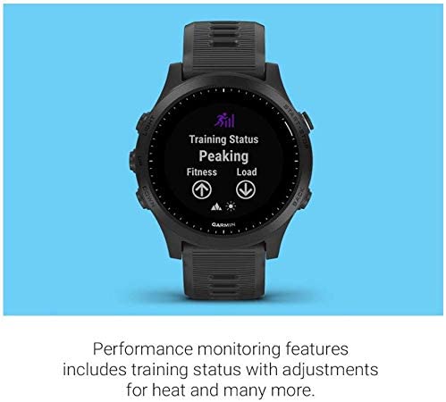 Garmin Forerunner 945, Premium GPS Running/Triathlon Smartwatch with Music International Version, Black