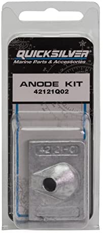 Quicksilver 42121Q02 Square Aluminum Anode Set - Mercury or Mariner and Force Outboards