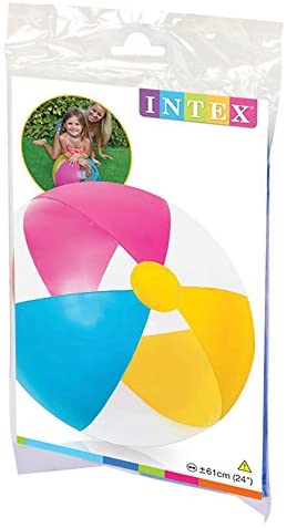 Intex 24" Inflatable Paradise Panel Colorful Beach Ball - (Set of 2) | 59032EP