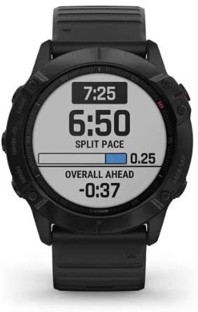 Garmin Fenix 6 Pro Multisport GPS Smartwatch (Black with Black Band) Performance Bundle (4 Items)