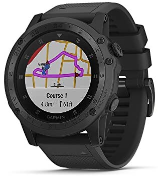 Garmin Tactix Charlie, Premium GPS Watch with Tactical Functionality, Night Vision Goggle Compatibility, TOPO Mapping and Other Tactical-specific Features